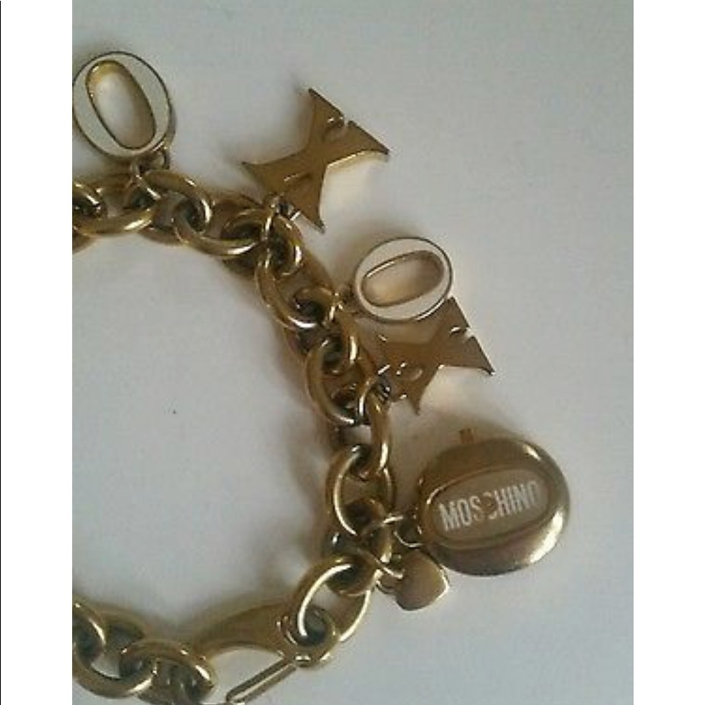 Vintage Moschino XO bracelet watch